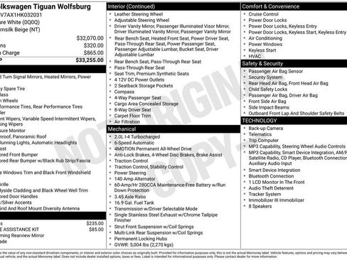 Used 2017 Volkswagen Tiguan Wolfsburg Edition image 2