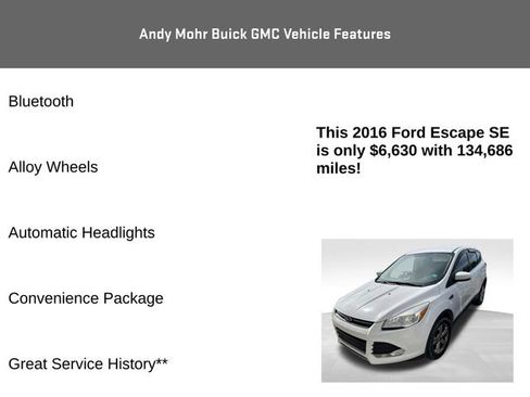 Used 2016 Ford Escape SE w/ SE Cold Weather Package AWD/4WD image 4