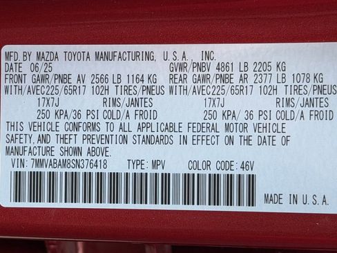 New 2025 MAZDA CX-50 AWD 2.5 S w/ Cargo Package image 27