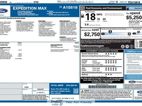 New 2026 Ford Expedition Max Active AWD/4WD image 5