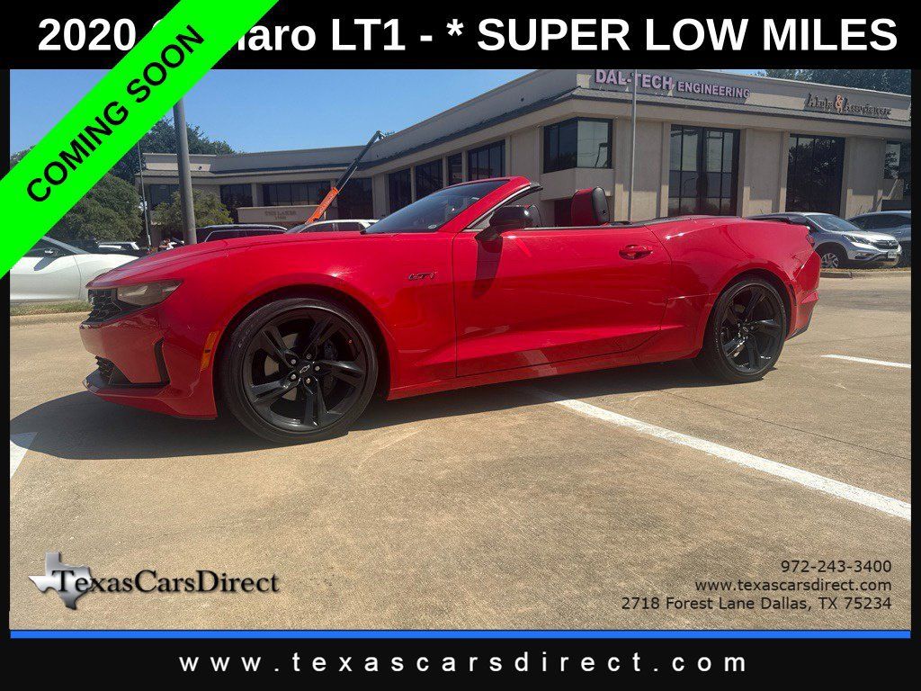 Used 2020 Chevrolet Camaro LT RWD image 1
