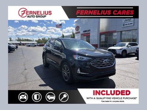 Used 2021 Ford Edge Titanium w/ Class II Trailer Tow Package AWD/4WD image 1