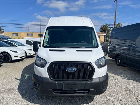 Used 2023 Ford Transit 350 148 High Roof Extended w/ Fleet Safety Package RWD image 2