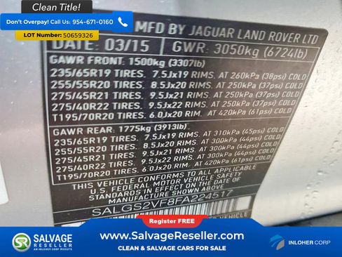 Used 2015 Land Rover Range Rover HSE image 16