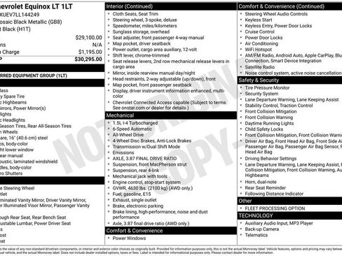 Used 2020 Chevrolet Equinox LT image 26