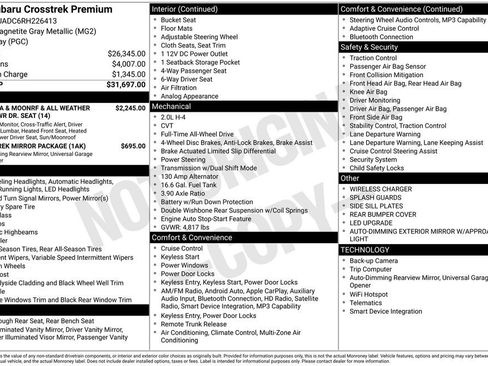 Certified 2024 Subaru Crosstrek 2.0i Premium image 38