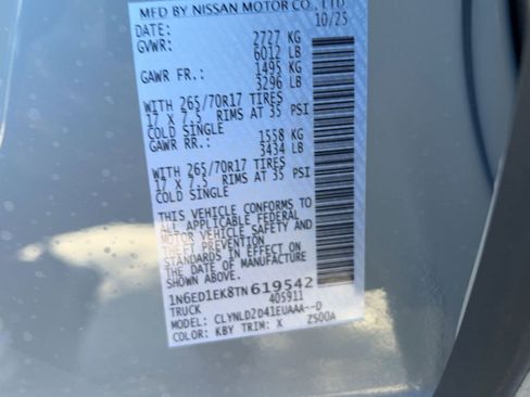 New 2026 Nissan Frontier PRO-4X w/ Tow Package image 18