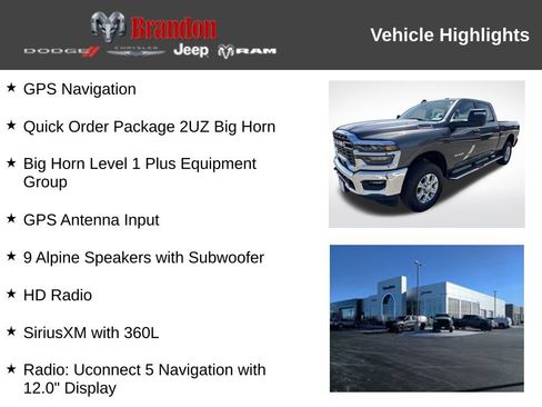 Used 2026 RAM 2500 Big Horn AWD/4WD image 3