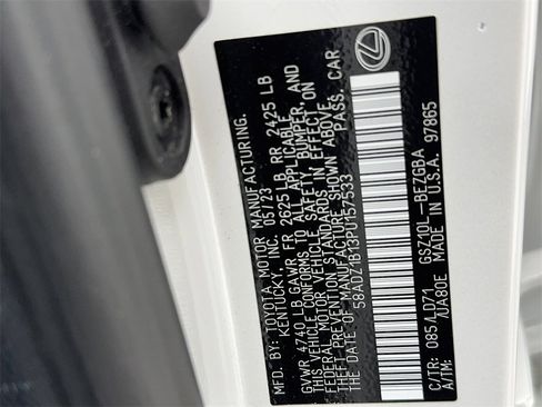 Used 2023 Lexus ES 350 w/ Premium Package image 62