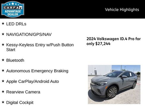 Used 2024 Volkswagen ID.4 Pro AWD/4WD image 5