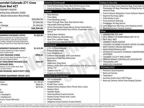 Used 2023 Chevrolet Colorado Z71 w/ Z71 Convenience Package 2 image 5