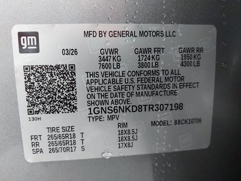 Used 2026 Chevrolet Tahoe LT AWD/4WD image 34