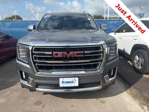 Used 2021 GMC Yukon SLT w/ SLT Luxury Package RWD image 3