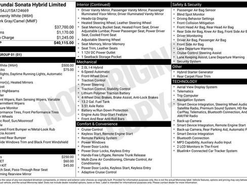Certified 2025 Hyundai Sonata Limited FWD image 24