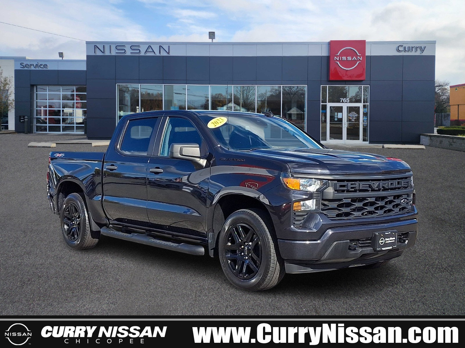 Used 2023 Chevrolet Silverado 1500 Custom w/ LPO, Dark Essentials Package AWD/4WD image 1