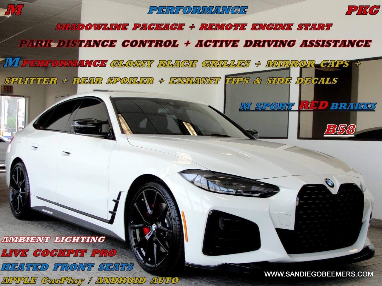 Used 2022 BMW M440i xDrive Gran Coupe w/ Shadowloine Package AWD/4WD image 1