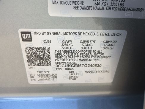 New 2026 Chevrolet Silverado 1500 Custom Trail Boss image 32