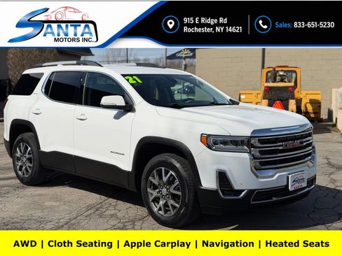 Used 2021 GMC Acadia SLE w/ Driver Convenience Package AWD/4WD image 3