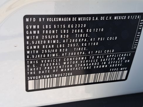New 2026 Volkswagen Tiguan SE R-Line AWD/4WD image 34