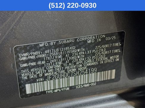 Certified 2025 Subaru Crosstrek 2.0i Premium image 41
