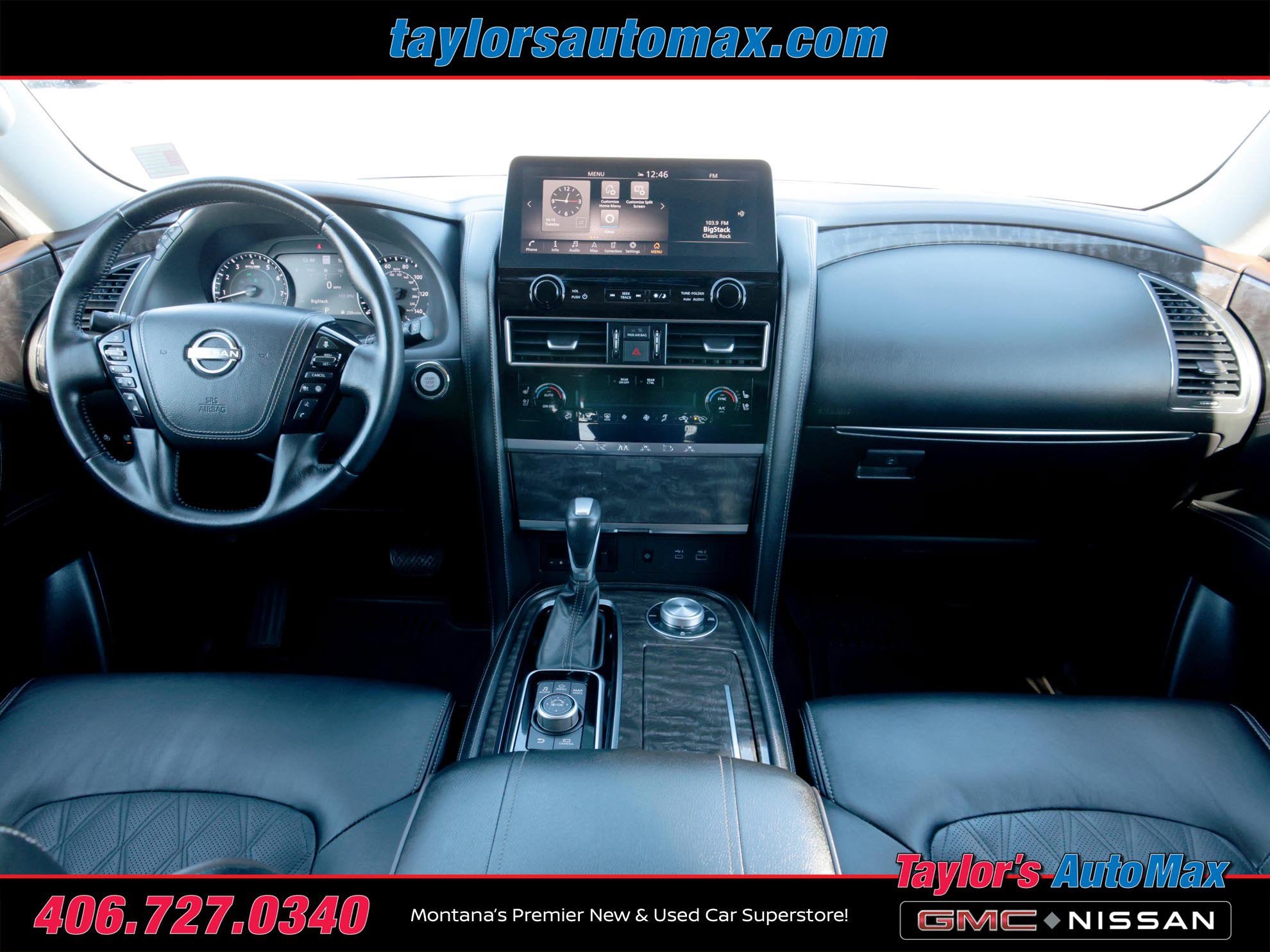 Used 2023 Nissan Armada Platinum w/ Captain's Chairs Package AWD/4WD image 9