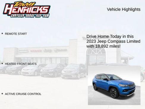 Used 2023 Jeep Compass Limited AWD/4WD image 4