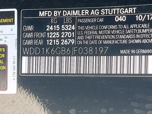 Used 2018 Mercedes-Benz E 400 4MATIC Cabriolet w/ Premium 2 Package (Q02) image 33
