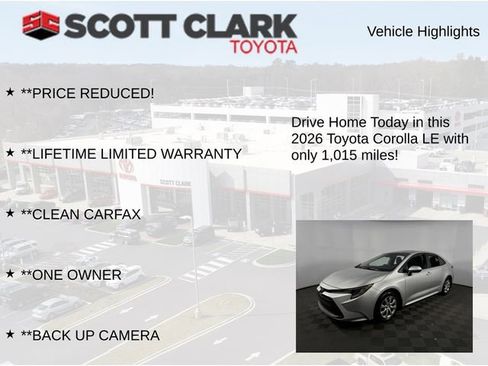 Used 2026 Toyota Corolla LE image 12
