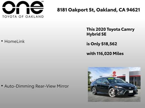 Certified 2020 Toyota Camry SE image 11