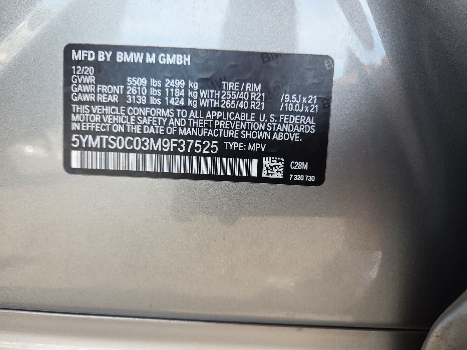 Used 2021 BMW X3 M w/ Competition Package AWD/4WD image 29