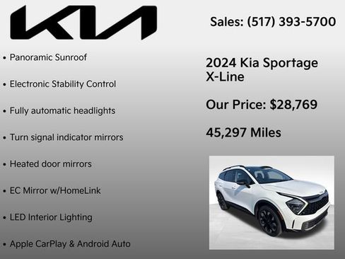 Used 2024 Kia Sportage X-Line w/ X-Line Premium Package AWD/4WD image 12