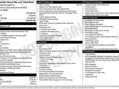 New 2026 Hyundai Venue SEL FWD image 4