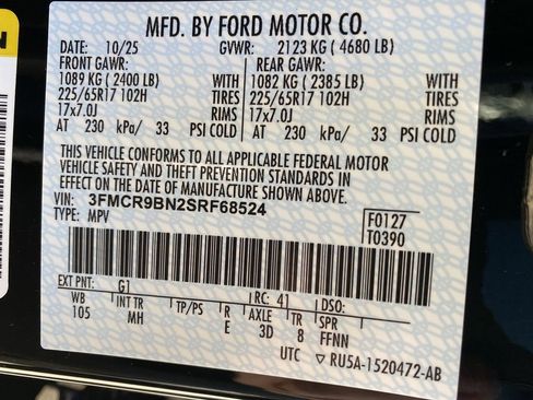 New 2025 Ford Bronco Sport Big Bend w/ Convenience Package image 51