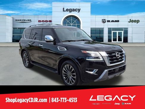 Used 2023 Nissan Armada Platinum w/ Cargo Package RWD image 1