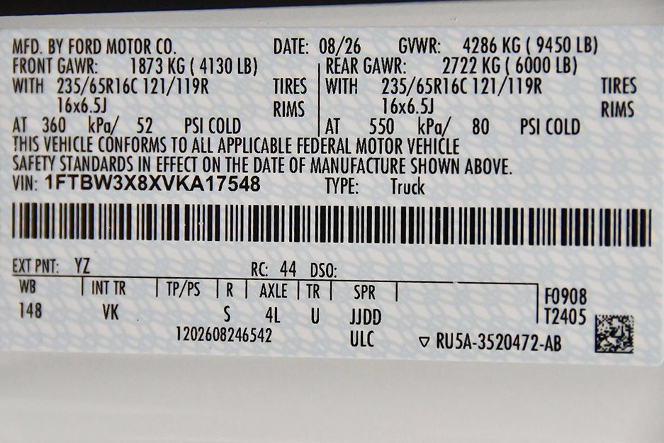 New 2027 Ford Transit 350 148 High Roof Extended RWD image 10