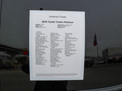 Used 2025 Toyota Tundra Platinum AWD/4WD image 54