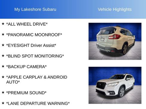 Used 2020 Subaru Ascent Limited w/ Technology Package AWD/4WD image 9
