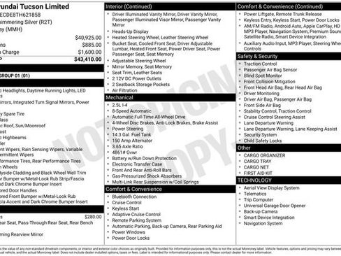 New 2026 Hyundai Tucson Limited AWD/4WD image 35