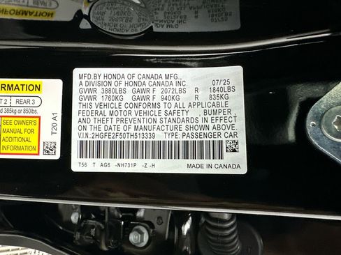 New 2026 Honda Civic Sport image 32