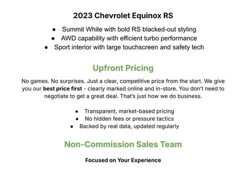Used 2023 Chevrolet Equinox RS image 3
