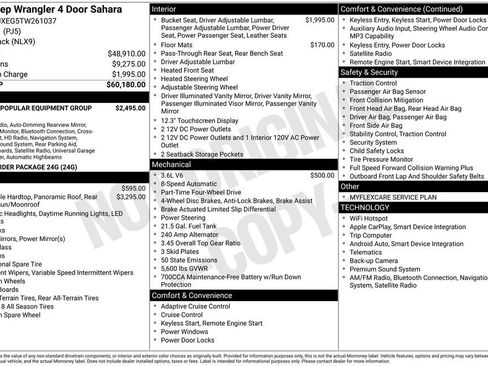New 2026 Jeep Wrangler Unlimited Sahara AWD/4WD image 9