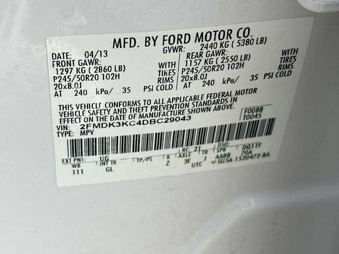 Used 2013 Ford Edge Limited FWD image 27