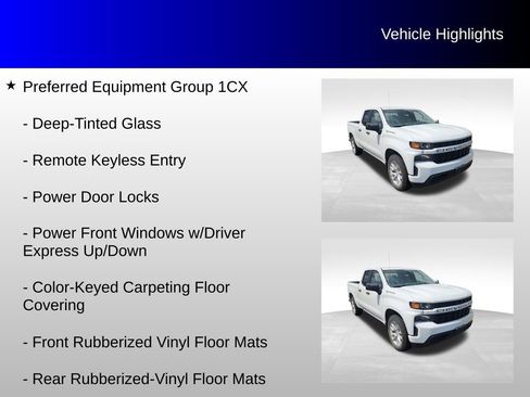 Used 2020 Chevrolet Silverado 1500 Custom w/ Trailering Package AWD/4WD image 8