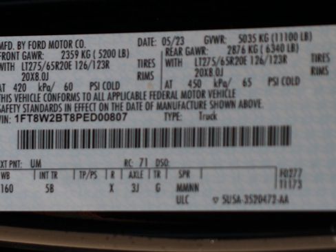 Used 2023 Ford F250 Lariat w/ Black Appearance Package image 56