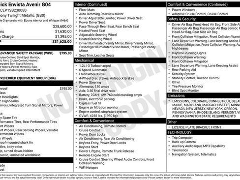 New 2025 Buick Envista Avenir image 6