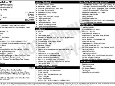 Used 2024 Kia Seltos EX image 2