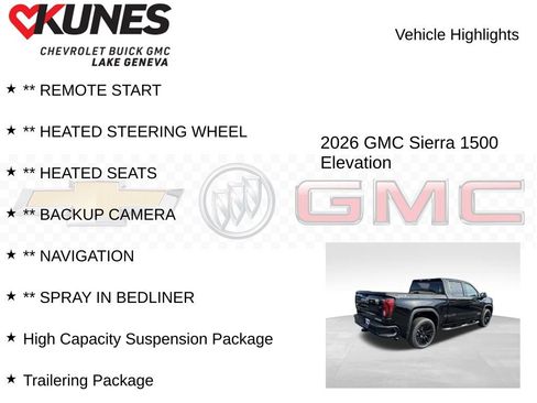 New 2026 GMC Sierra 1500 Elevation w/ Elevation Select Package image 2