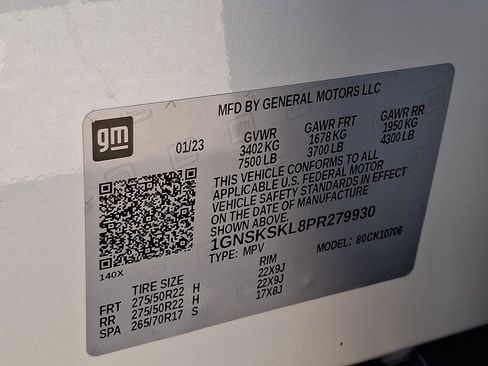 Certified 2023 Chevrolet Tahoe Premier w/ Advanced Technology Package AWD/4WD image 30