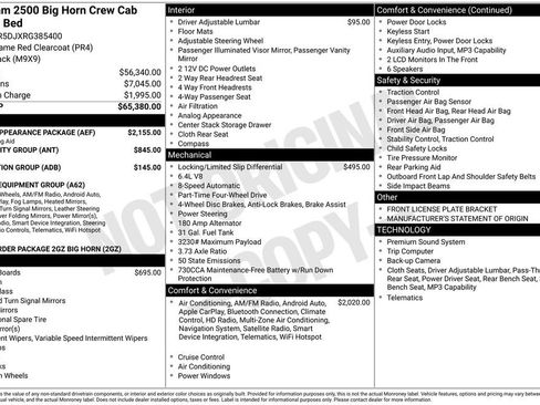 Certified 2024 RAM 2500 Big Horn w/ Sport Appearance Package image 42
