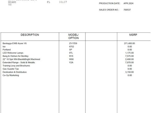 Used 2024 Bentley Bentayga Extended Wheelbase image 32